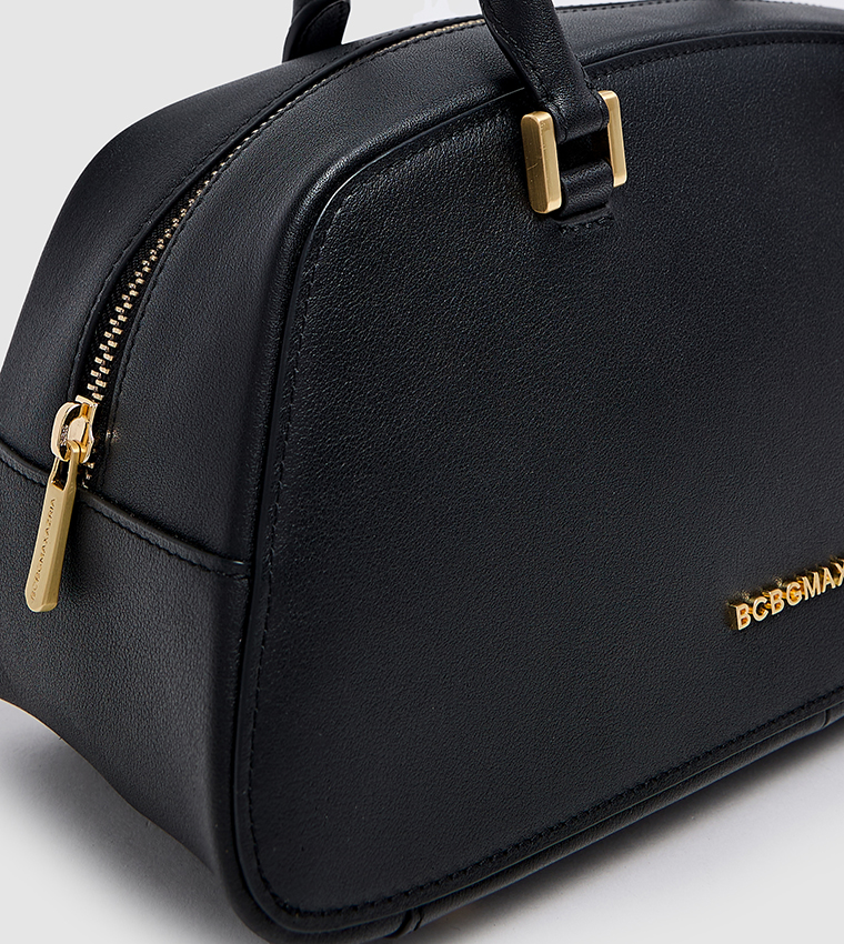 Genuine Leather Mini Satchel Bag