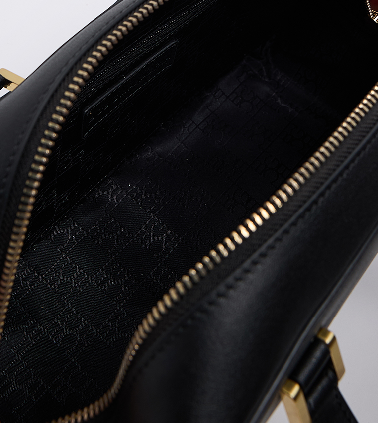 Genuine Leather Mini Satchel Bag