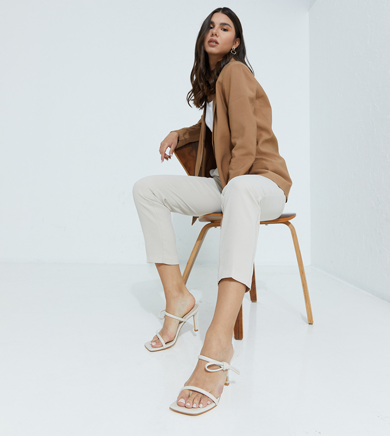 Square Toe Stiletto Heels
