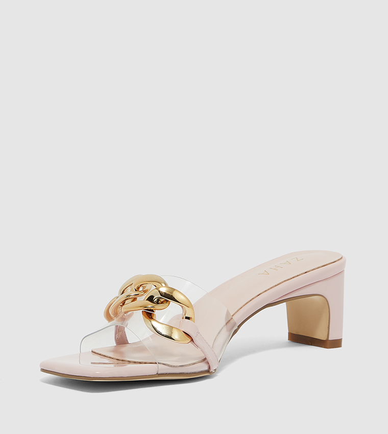 Braided Strap Heel Sandals