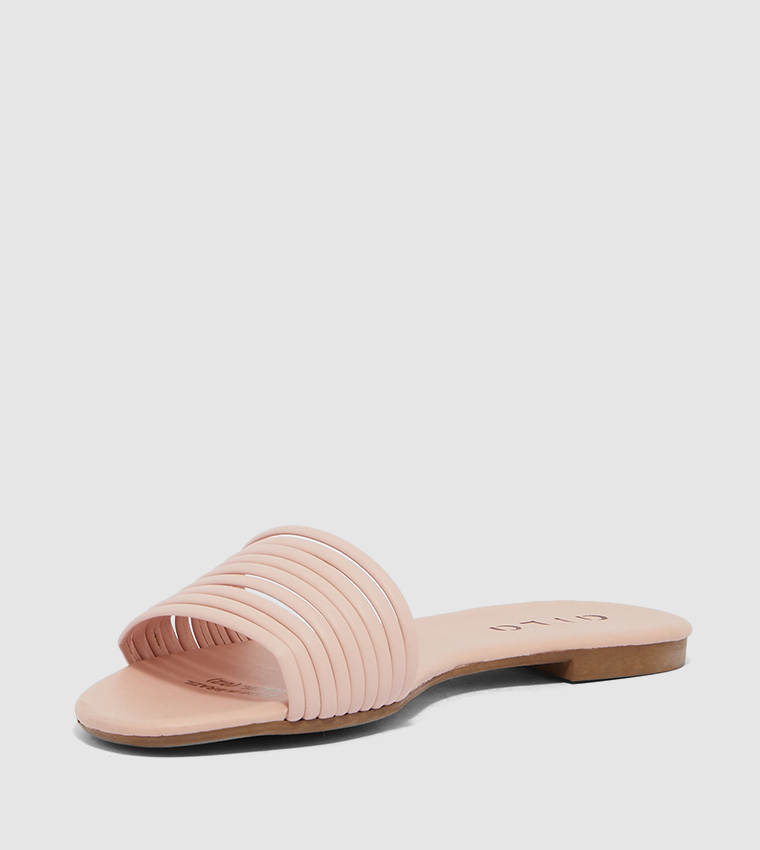 Flat peep toe store casual flat sandals