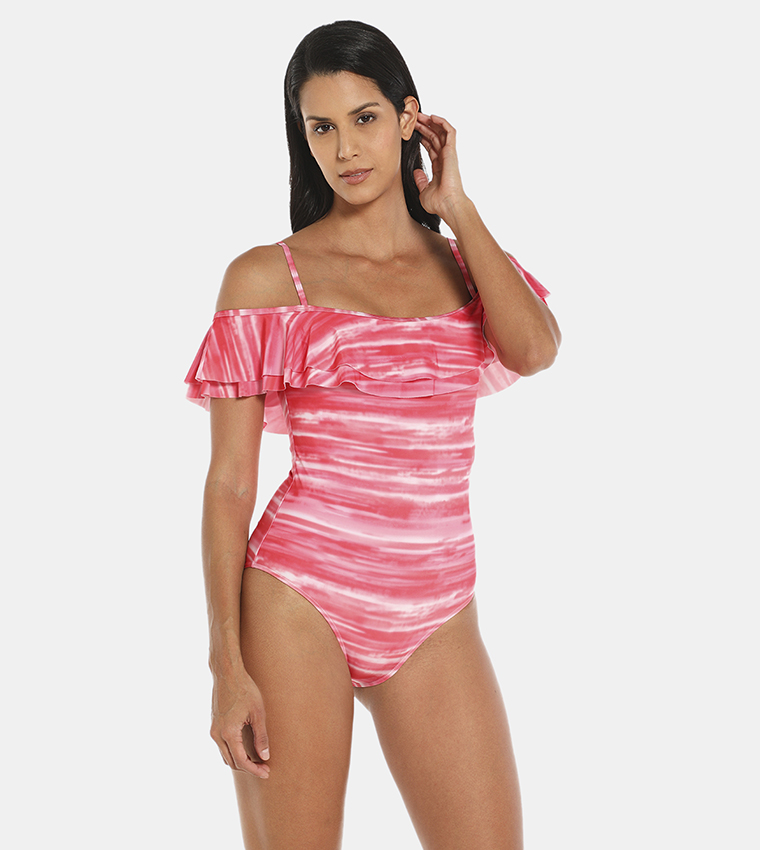 Cold 2024 shoulder swimsuit