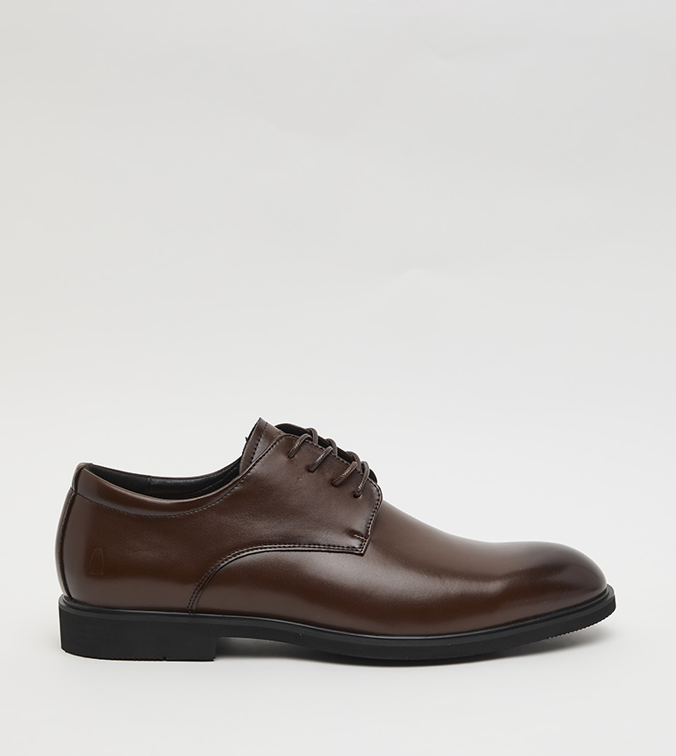 CARLO Solid Derby Shoes