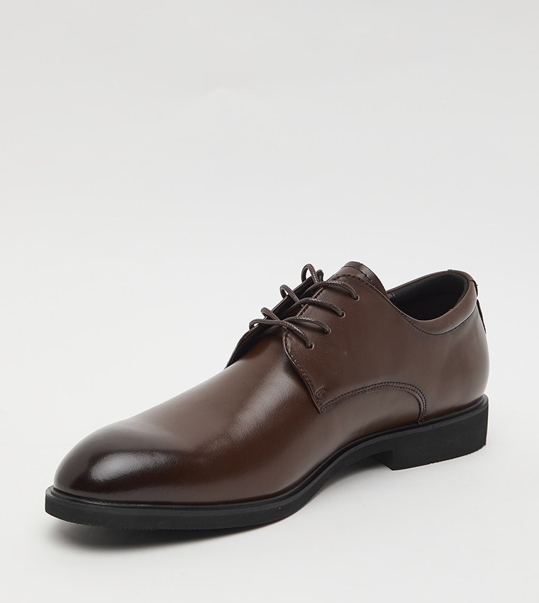 CARLO Solid Derby Shoes