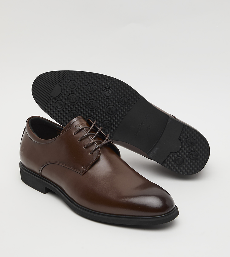CARLO Solid Derby Shoes