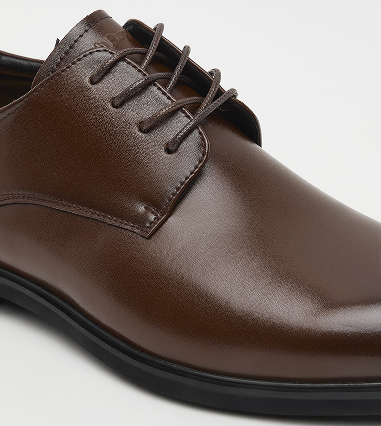 CARLO Solid Derby Shoes