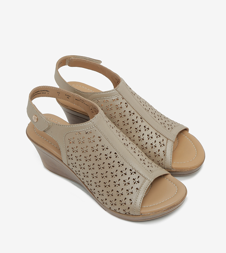 Buy Hush Puppies Shoopen Laser Sandal Gold In Gold 6thStreet UAE