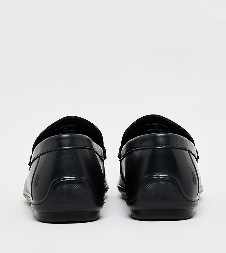 DANISH Textured Slip-On Loafers