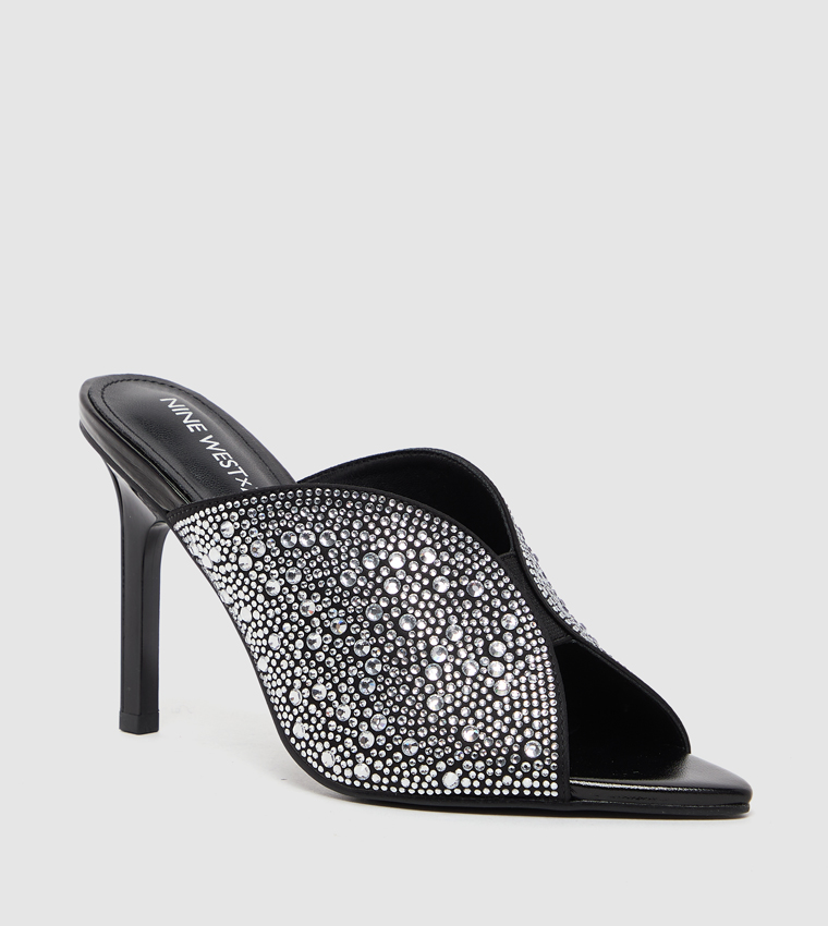 D-ARIANA Embellished Stiletto Heel Sandals