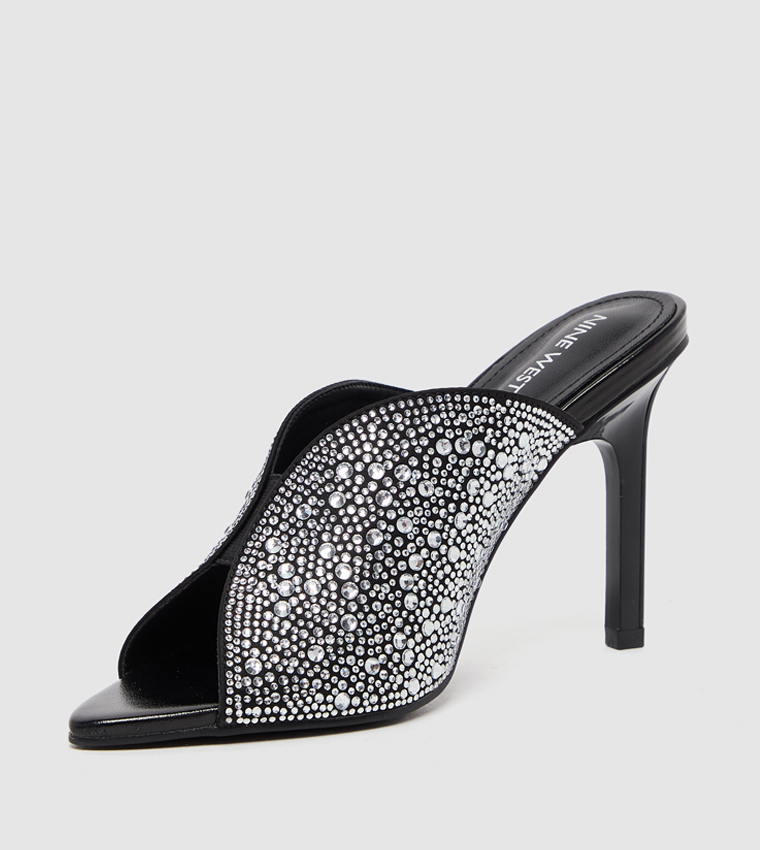 D-ARIANA Embellished Stiletto Heel Sandals