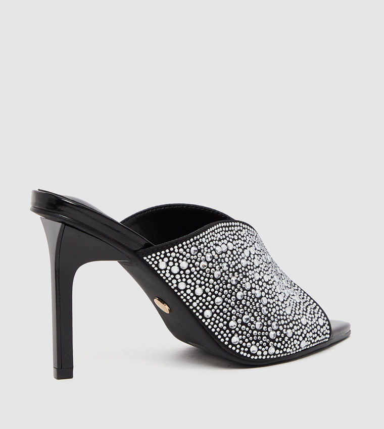 D-ARIANA Embellished Stiletto Heel Sandals