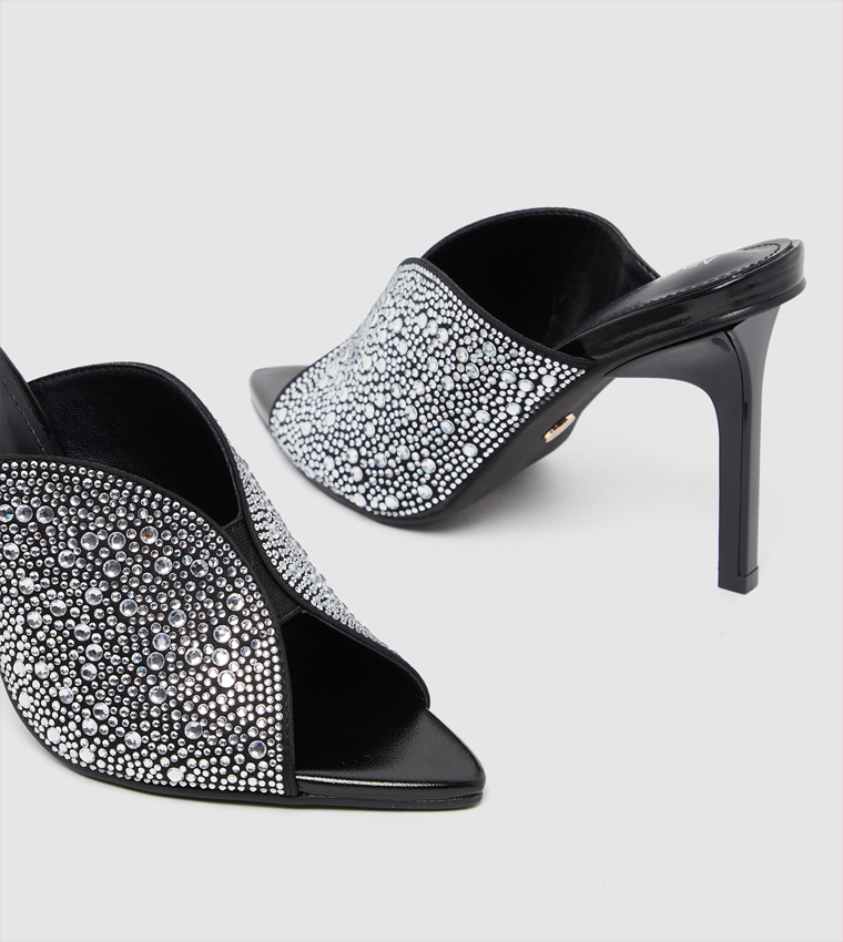 D-ARIANA Embellished Stiletto Heel Sandals