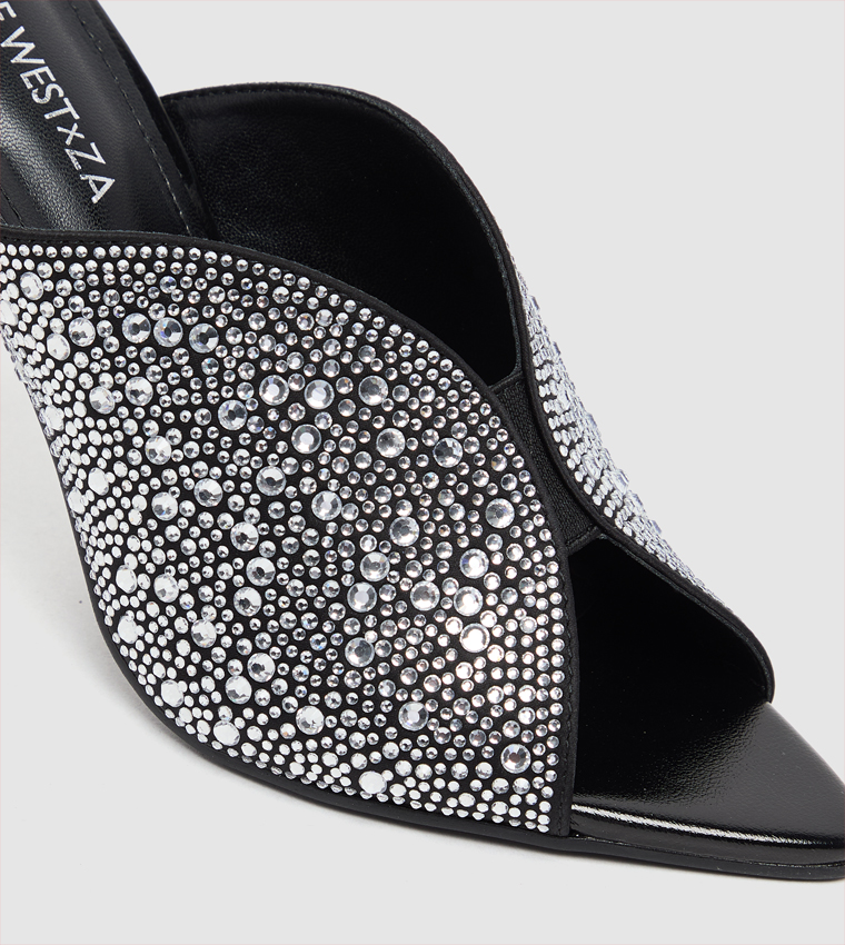 D-ARIANA Embellished Stiletto Heel Sandals
