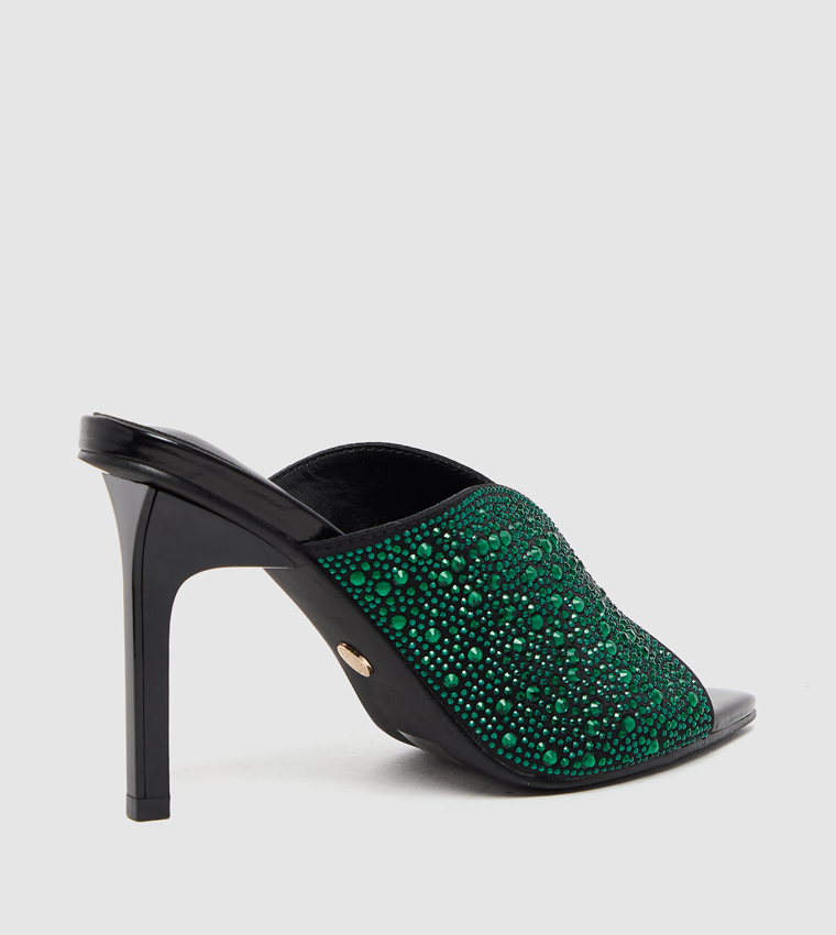 D-ARIANA Embellished Stiletto Heel Sandals