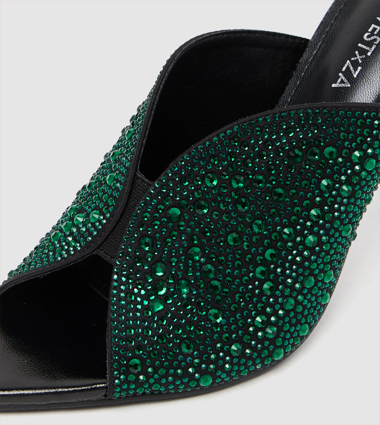 D-ARIANA Embellished Stiletto Heel Sandals