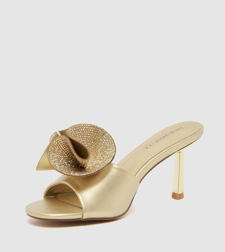 D-RIHANNA Embellished Stiletto Heel Sandals