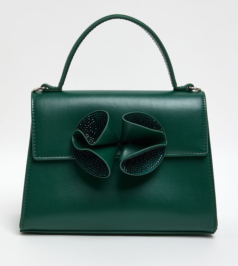 NWRIHANNA-D Embellished Top Handle Bag