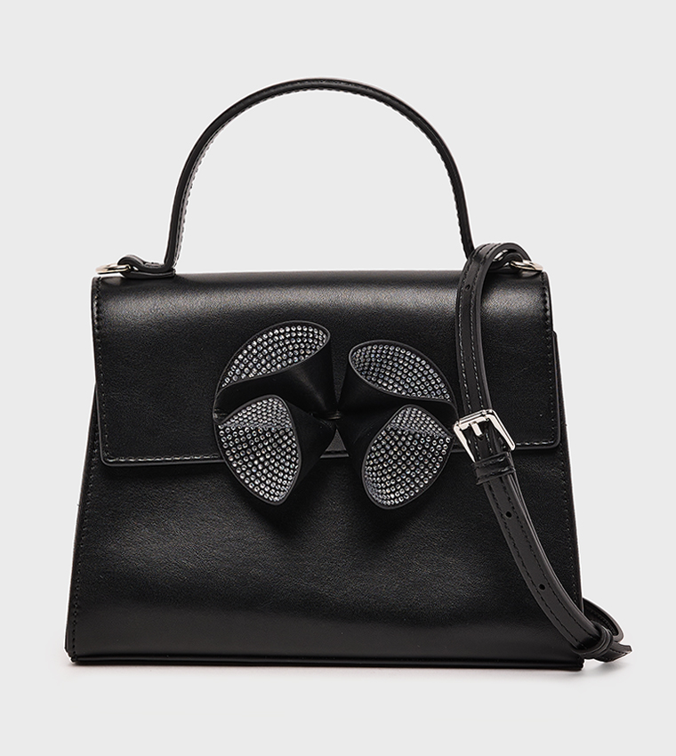NWRIHANNA-D Embellished Top Handle Bag