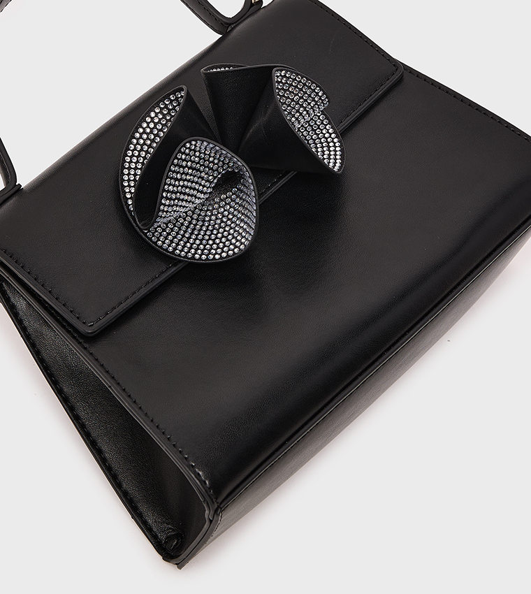 NWRIHANNA-D Embellished Top Handle Bag