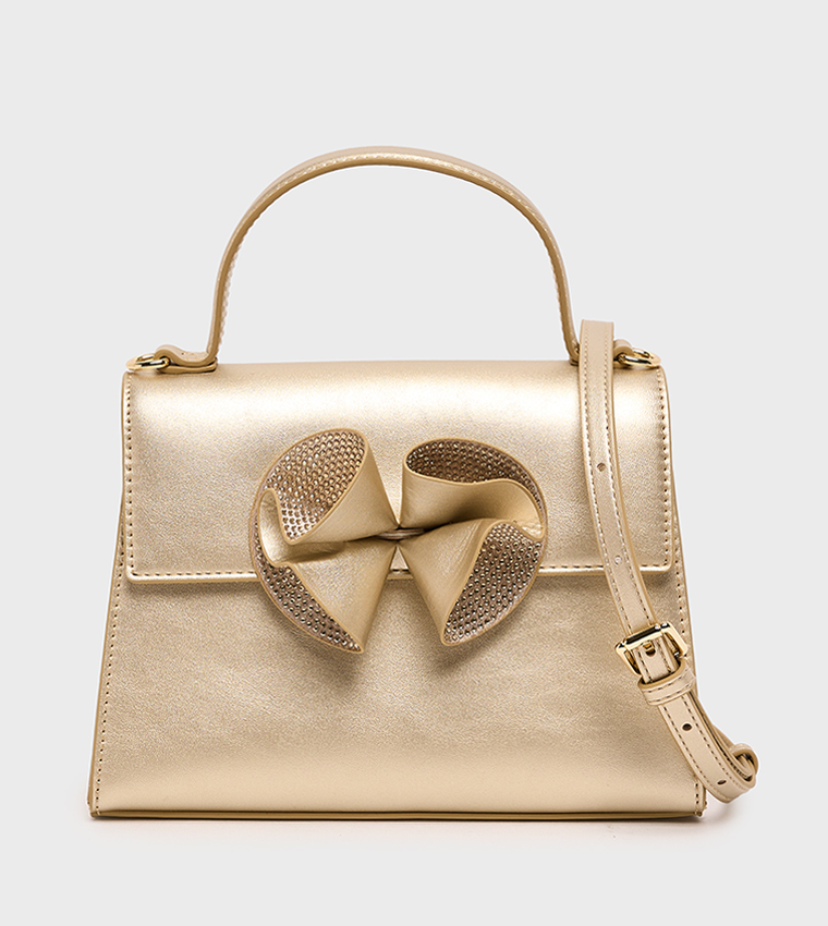 NWRIHANNA-D Embellished Top Handle Bag