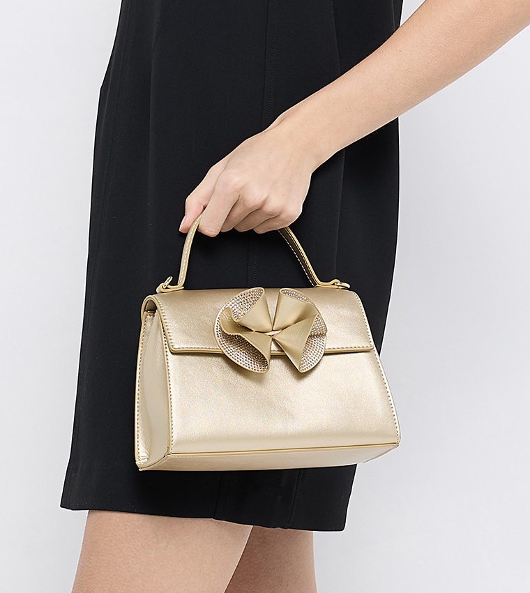 NWRIHANNA-D Embellished Top Handle Bag