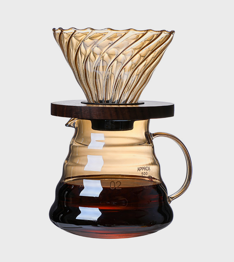 Drip Coffee Maker Set, 4 Cups