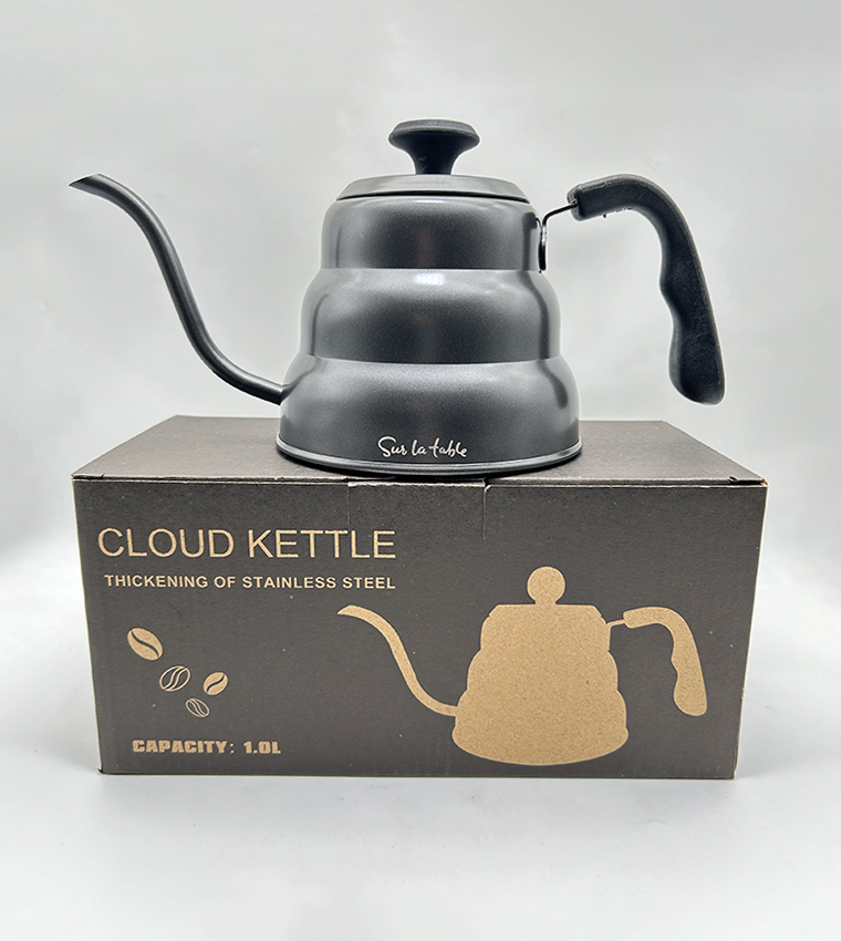 Goose Neck Kettle with Thermometer, 1L
