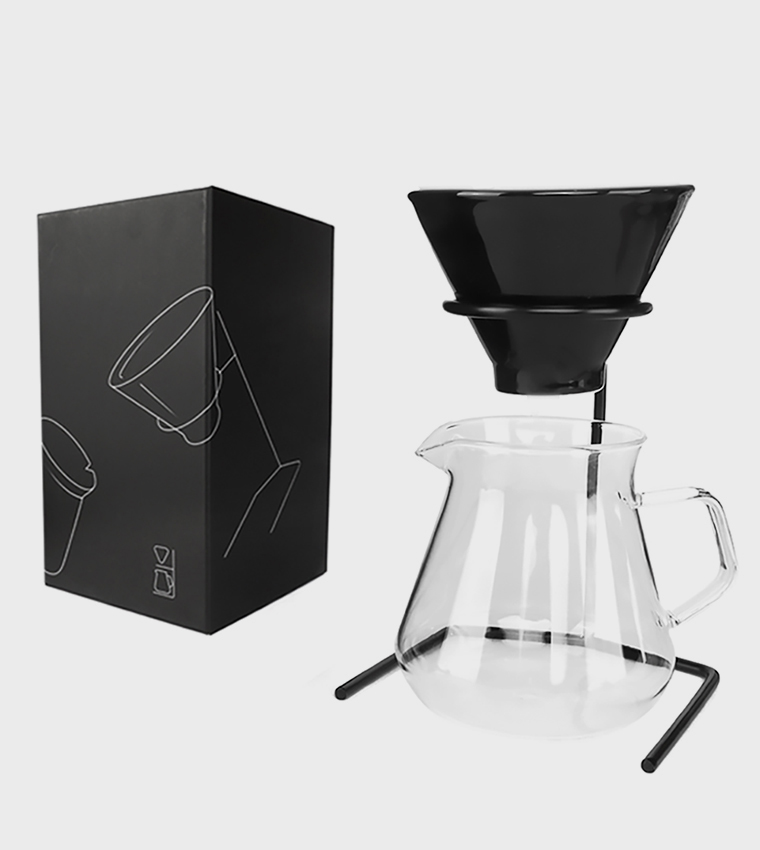 Drip Coffee Maker Set, 4 Cups