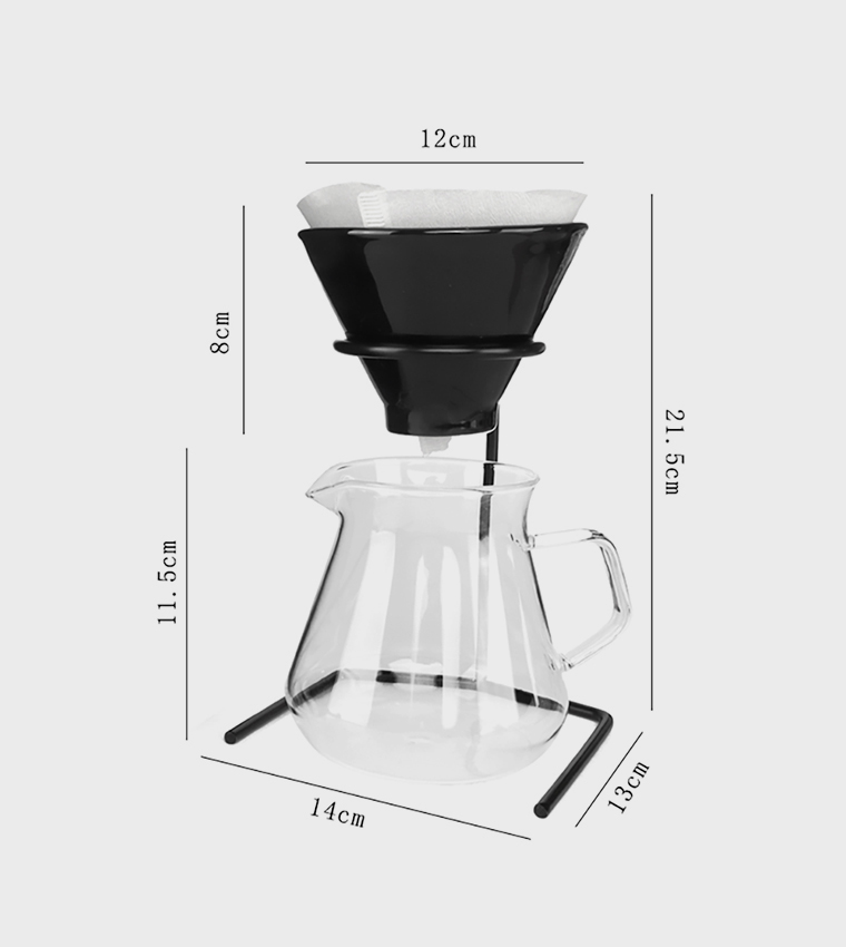 Drip Coffee Maker Set, 4 Cups