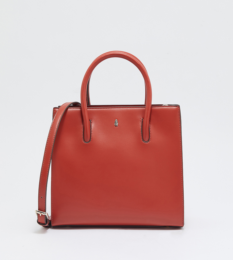 Hush puppies red bag sale