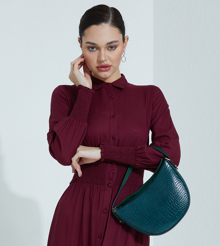 Textured Mini Sling Bag