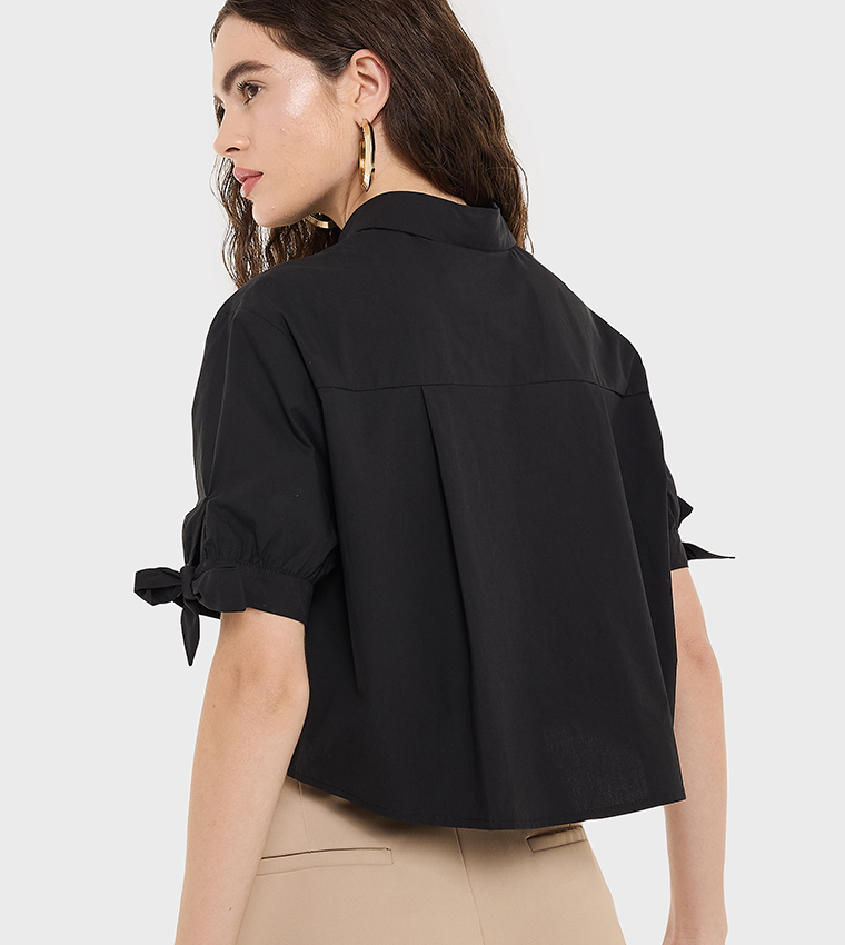 Solid Short Sleeves Shirt