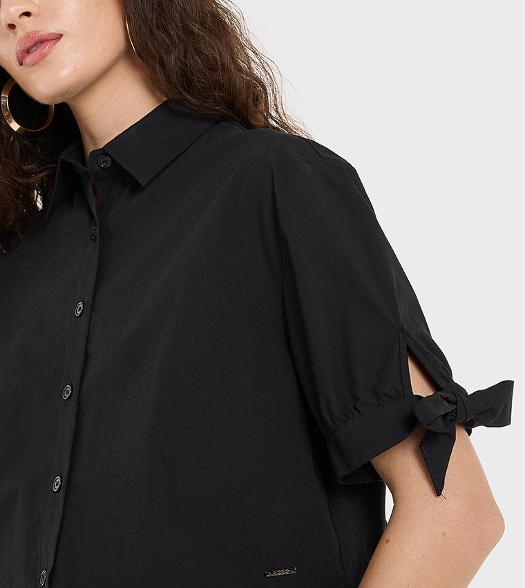 Solid Short Sleeves Shirt