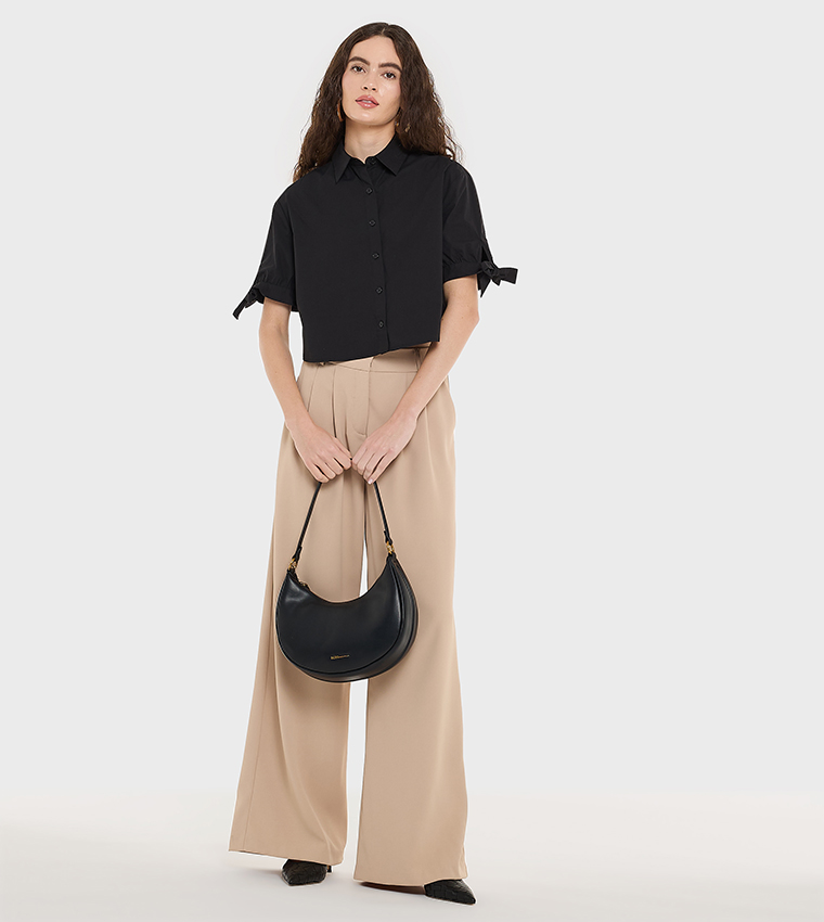 Solid Short Sleeves Shirt