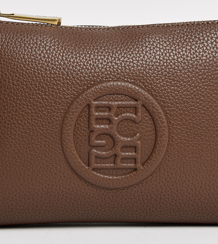 Logo Embossed Crossbody Bag
