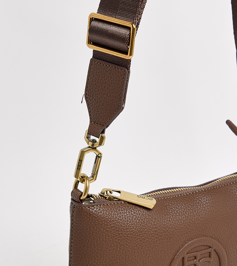 Logo Embossed Crossbody Bag