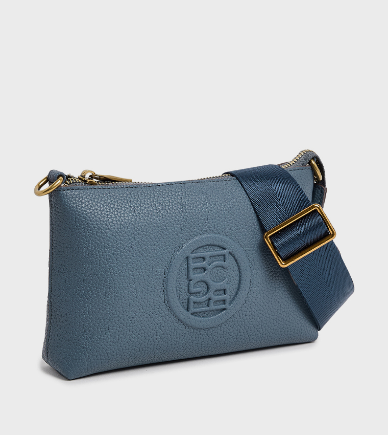 Logo Embossed Crossbody Bag