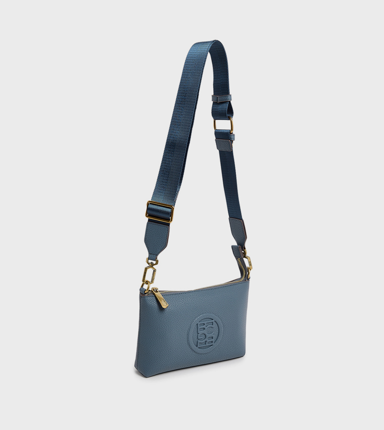 Logo Embossed Crossbody Bag