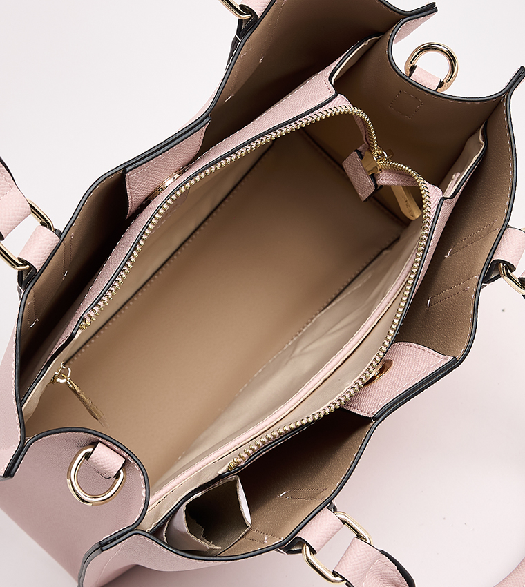 Logo Detail Satchel Bag