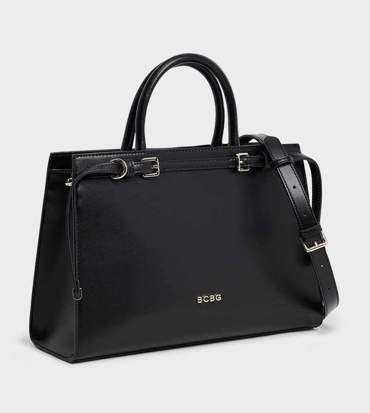 Logo Detail Satchel Bag