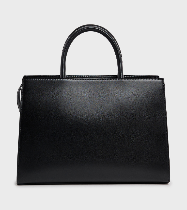 Logo Detail Satchel Bag