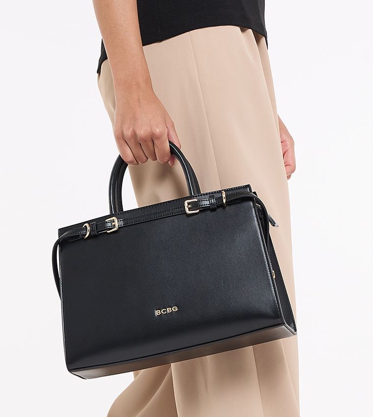 Logo Detail Satchel Bag
