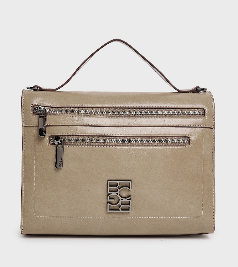 Logo Detail Handheld Bag