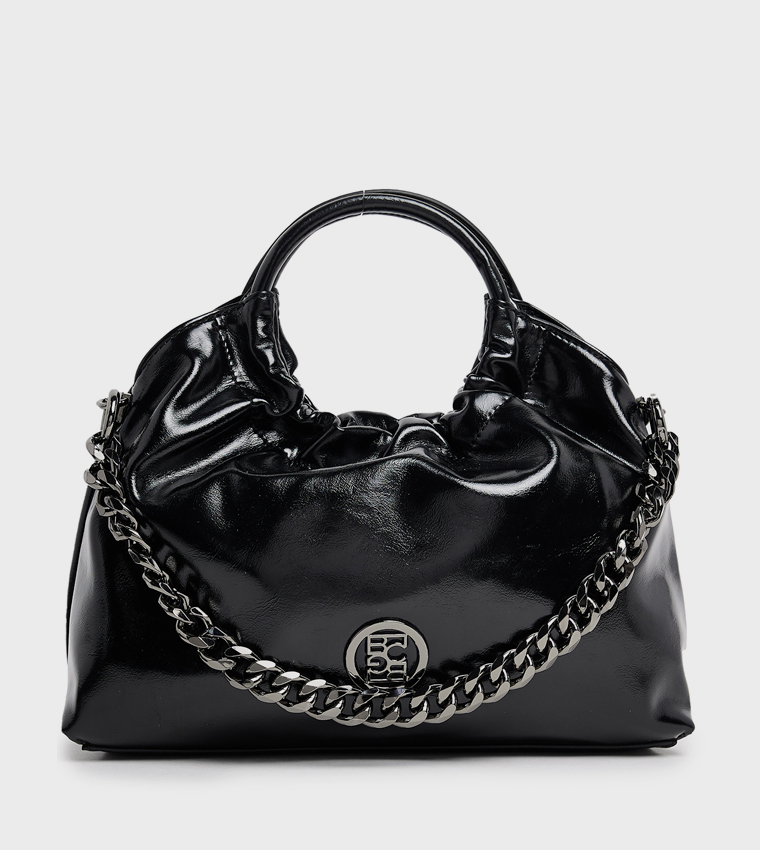 Logo Detail Top Handle Bag