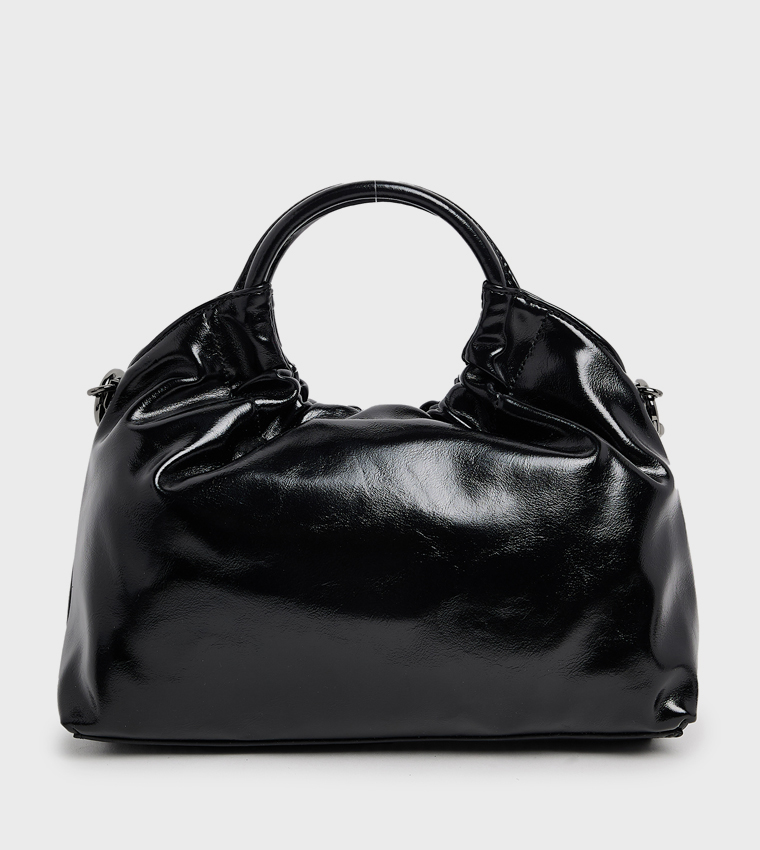Logo Detail Top Handle Bag
