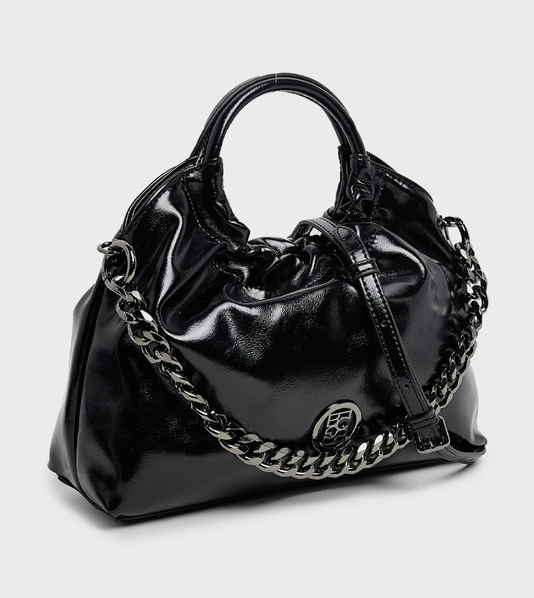 Logo Detail Top Handle Bag