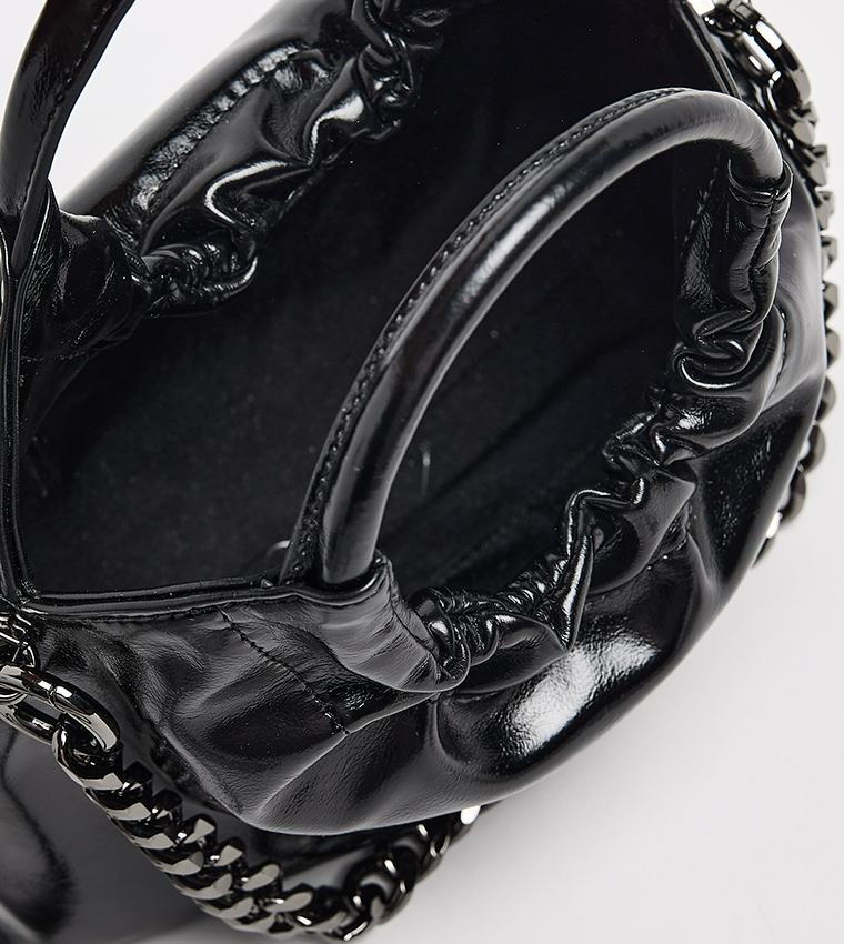 Logo Detail Top Handle Bag