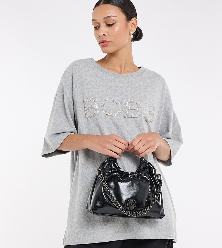 Logo Detail Top Handle Bag