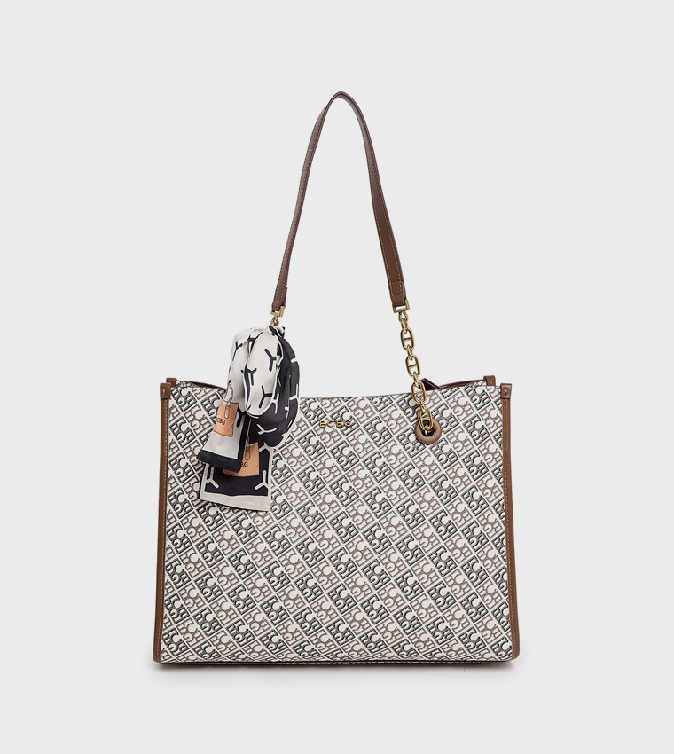 Monogram Patterned Shoulder Bag