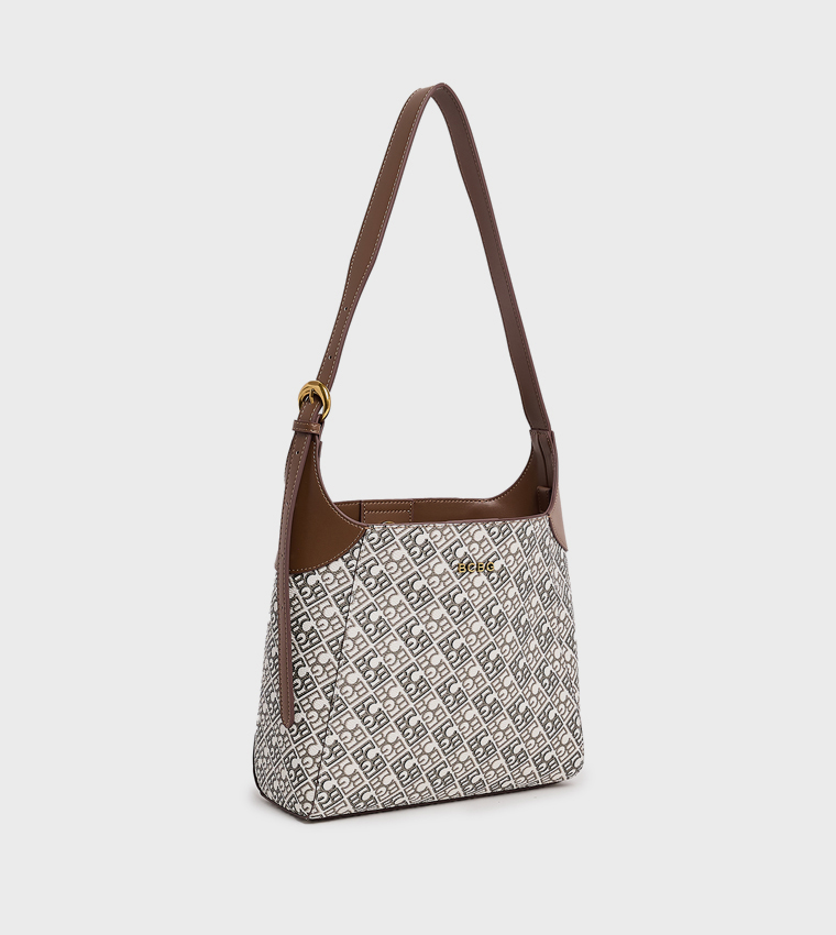 Monogram Patterned Shoulder Bag
